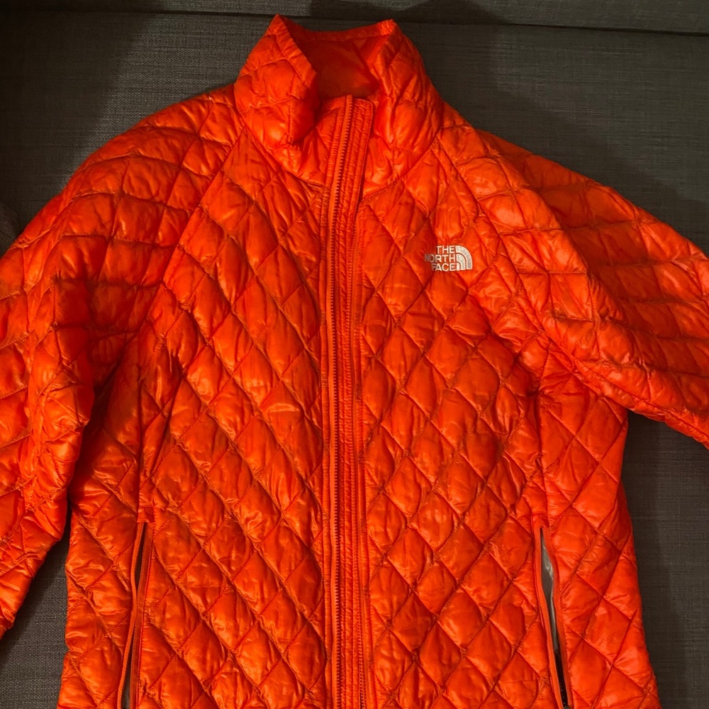 Orange North Face Women’s Thermoball Eco Jacket